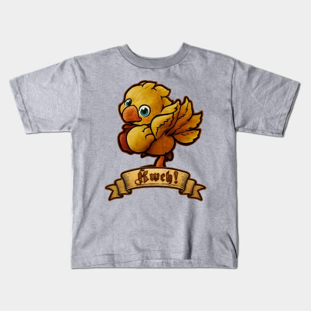 Kweh! Kids T-Shirt by mcashe_art